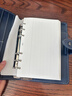 Filofax筆記本英國進(jìn)口高檔活頁(yè)手賬日程記事本真牛皮簡(jiǎn)約商務(wù)辦公會(huì )議禮品禮盒裝malden系列A6海軍藍028614 曬單實(shí)拍圖