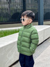 保姆貝貝童裝兒童輕薄羽絨服男童女童秋冬兒童中大童外套保暖洋氣冬季內膽 綠色 （男女同款） 110 （卡碼拍大） 曬單實(shí)拍圖