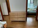 源氏木語(yǔ)實(shí)木斗柜五斗柜白蠟木七斗柜斗櫥臥室床尾床邊收納儲物柜 (原木色)六斗柜(1212*400*866mm) 曬單實(shí)拍圖