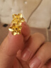 周六福足金999黃金耳釘女款小金花計價(jià)AA095065 約2.26g 一對生日禮物 曬單實(shí)拍圖