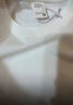 純白色500g重磅T恤純棉加厚螺紋領(lǐng)口短袖oversize潮牌三本針半袖 500g重磅短袖-白色 XL 建議160-180斤 曬單實(shí)拍圖