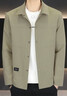 瑪梵夫正品高端男士外套2026秋季新款修身韓版休閑翻領(lǐng)夾克男裝秋裝褂子 186豆綠色 【專(zhuān)柜直發(fā)】 XL 180【140-155斤】 曬單實(shí)拍圖