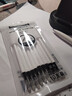 真彩（TRUECOLOR）0.5mm黑色按動(dòng)中性筆替芯速干子彈頭簽字筆芯學(xué)生用大容量辦公碳素水筆替芯10支/裝ZC305 曬單實(shí)拍圖