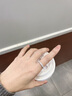 APM Monaco密鑲戒指精致指環(huán)送女友閨蜜情侶對戒輕奢生日禮物 銀色 56碼 曬單實(shí)拍圖