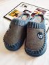 京悠雨男士棉拖鞋秋冬季家居室內厚底防滑加大碼防寒防臭保暖中老年25款 透氣防臭-藏青【升級加厚防滑鞋底】 44 【適合43-44】 曬單實(shí)拍圖