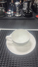 泰摩白色陶瓷咖啡杯碟 典雅骨瓷咖啡杯套裝 咖啡杯2杯2碟2勺 曬單實(shí)拍圖