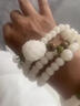 BJYL白玉菩提根手串108顆菩提子文玩盤(pán)玩佛珠手鏈男女長(cháng)款多圈手把件 蓮花菩提 曬單實(shí)拍圖