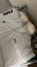 F426【趙露思許妍同款】90絨加厚大毛領(lǐng)工裝派克連帽羽絨服 白灰色 S 曬單實(shí)拍圖