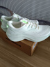 安踏葉子5丨跑步鞋女輕便緩震運動(dòng)鞋女厚底增高女跳繩鞋通勤慢跑鞋女 【葉子5】象牙白/淺曦綠/綠-1 38.5 (女) 曬單實(shí)拍圖