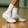 美津濃（MIZUNO）CYCLONE SPEED CN排球鞋綜合室內外訓練鞋男女款羽毛球鞋乒乓球鞋 白金 【顏值與實(shí)力并存】 現貨 42.5 =275mm 曬單實(shí)拍圖