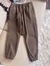 恒源祥雙面搖粒絨褲子女秋冬2025加絨加厚抓絨褲束腳衛褲運動(dòng)休閑褲女 棕色(優(yōu)質(zhì)版) XL 曬單實(shí)拍圖