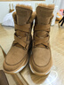 COZY STEPS可至女士秋冬時(shí)尚休閑搭扣保暖防寒防滑加厚羊皮毛一體雪地靴女 棕色 38 曬單實(shí)拍圖