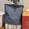 爬樓梯便攜購物買(mǎi)菜車(chē)小拉車(chē)家用可折疊輕便手拉桿拖車(chē)老人手推車(chē) 基礎加粗車(chē)+靜音大輪+藍條紋 曬單實(shí)拍圖