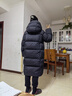 坦博爾高充絨冬季熱賣(mài)連帽羽絨服女中長(cháng)款加厚保暖泡芙外套TBF530780J 黑色 S (160) 曬單實(shí)拍圖
