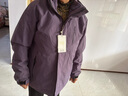 緹米媗媽媽春裝防風(fēng)衣加厚外套可拆卸內膽中老年女裝春秋三合一時(shí)尚上衣 紫色（可拆卸抓絨+防風(fēng)外套） 2XL 【建議130-145斤】 曬單實(shí)拍圖