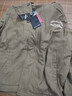 皮爾卡丹（pierre cardin）【里料含棉】男裝夾克外套男秋冬季棉工裝大碼寬松加絨加厚上衣服 卡其色【里料棉】 M (建議體重100-125斤穿) 曬單實(shí)拍圖