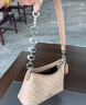 蔻馳（COACH）女包包奢侈品單肩斜挎手提包 沙黃色/灰褐色CBH15SVPWH 曬單實(shí)拍圖