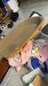 【京東快遞】貓抓板磨爪圓形橢圓形瓦楞紙抓盆大號耐抓磨玩睡一體 一夜暴富橢圓63cm 送貓咪必備貓薄荷 曬單實(shí)拍圖