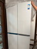 美的（Midea）熊墩墩系列601/603升十字四開(kāi)門(mén)風(fēng)冷無(wú)霜一級變頻雙系統底部散熱超薄零嵌入式PST+凈化大容量冰箱 Pro款BCD-603WUSPZM(E)海貝白 曬單實(shí)拍圖