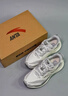 安踏AT957丨復古跑步鞋潮流穿搭厚底運動(dòng)鞋休閑百搭男鞋 象牙白/芯片灰/銀-1 41 (男8) 曬單實(shí)拍圖