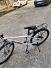 WELLCLS山地自行車(chē)成人學(xué)生鋁合金單車(chē)變速青少年公路越野男女士賽車(chē)騎行 【性?xún)r(jià)比爆款】輻條輪鋼架珍珠白 26寸21速【適合：160-180cm】 曬單實(shí)拍圖