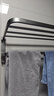 九牧（JOMOO）毛巾架衛生間置物架免打孔雙折疊掛件套裝太空鋁7件套套裝93058 曬單實(shí)拍圖