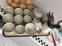 尚言坊汝窯茶具整套帶茶盤(pán)高檔家用辦公陶瓷功夫茶泡茶茶杯器具全套裝 曬單實(shí)拍圖