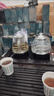 電熱燒水壺全自動(dòng)底部上水控溫一體機泡茶壺電熱飲水機304不銹鋼 1L 雙壺加水-亮光黑-304底盤(pán) 370*200*225mm 曬單實(shí)拍圖
