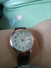 聚利時(shí)（Julius）手表女復古日歷學(xué)生通勤小圓表防水石英女士手表棕帶金盤(pán)JA-1404B 曬單實(shí)拍圖