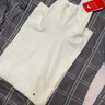 佐丹奴長(cháng)袖T恤男新款磨毛萊卡棉雙面布純色高領(lǐng)打底衫男01024815 02皎白 M 曬單實(shí)拍圖