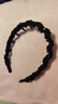 巴黎王妃發(fā)箍女2025新款輕奢壓發(fā)頭箍氣質(zhì)小香風(fēng)串珠纏繞發(fā)捆頭飾 【巴黎王妃發(fā)箍】黑色1個(gè) 曬單實(shí)拍圖