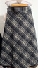 勁維迪格子毛呢半身裙女2025秋季新款高腰寬松顯瘦百搭中長(cháng)款a字裙子 灰格 M （95-108斤） 曬單實(shí)拍圖