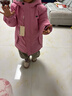 戴維貝拉（DAVE＆BELLA）女童羽絨服男童90絨保暖羽絨衣兒童冬裝幼兒新年寶寶冬季外出服 紫粉色【DB16448-B】 110 cm（建議身高100-110cm） 曬單實(shí)拍圖
