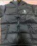 駱駝羽絨服防潑水鴨絨男女加厚戶外防寒冬季面包服 黑色 男女同款,7674B L 曬單實拍圖