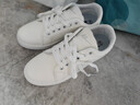 回力（Warrior）官方小白鞋女鞋秋冬季休閑運動(dòng)鞋子女皮面板鞋女士跑步鞋 白色37 曬單實(shí)拍圖