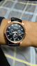 【網(wǎng)紅爆款】商務(wù)腕表石英運動(dòng)表休閑皮帶男女手表 黑色 曬單實(shí)拍圖
