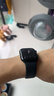 Apple/蘋果 Watch S11 智能手表GPS款46毫米亮黑色鋁金屬表殼黑色運動型表帶M/L MEVH4CH/B 曬單實拍圖
