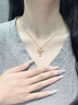 LIU GUI FU JEWELRY在逃公主黃金項鏈女足金蝴蝶結吊墜純金馬年生日禮物送女朋友老婆 甄選尊貴禮盒（僅禮盒無(wú)產(chǎn)品） 曬單實(shí)拍圖