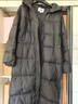 森馬（Semir）陳都靈同款|90絨子長(cháng)款羽絨服女2025冬新款三防H版型顯瘦連帽外套 [雅黑]黑色（灰鴨絨）90001 M 曬單實(shí)拍圖