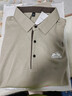 老爺車(chē)高檔品牌男裝 純棉長(cháng)袖t恤男士春秋季薄款中年柔軟親膚polo衫上衣 LYC-878長(cháng)袖-米色 L 170推薦120-135斤 曬單實(shí)拍圖