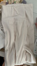 婧麒（JOYNCLEON）孕婦褲秋冬外穿褲子孕期闊腿褲不勒肚孕婦裝  米白 XL Jyk177969 曬單實(shí)拍圖
