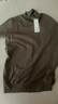 GXG男裝24年秋冬新品男士含羊毛毛衣打底針織衫 灰綠 180/XL 曬單實(shí)拍圖