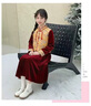 丹鳥(niǎo)王漢服女童連衣裙兒童國風(fēng)加絨裙子洋氣女寶寶新中式生日禮服旗袍裙 蝴蝶夾棉馬甲+加絨連衣裙 110 碼 曬單實(shí)拍圖