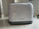 膳魔師（THERMOS）早餐機多士爐三明治機烤面包機華夫餅機吐司機多功能家用全自動(dòng)小型6檔自動(dòng)彈出不銹鋼雙面烘烤 【自動(dòng)烘烤】象牙白 曬單實(shí)拍圖