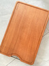 雙槍烏金檀木整木菜板 百年齡砧板家用切菜案板抗菌實(shí)木菜板50*33*3 曬單實(shí)拍圖