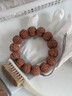 肅音尼泊爾大金剛菩提盤(pán)玩手串爆肉紋菩提子原籽男士文玩核桃佛珠手鏈 爆肉5A級五瓣素珠20mm13顆 曬單實(shí)拍圖