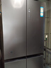 海爾（Haier）【線(xiàn)下機皇】506L冰箱玻璃面板十字對開(kāi)門(mén)四門(mén)大容量全空間保鮮零嵌入一級能效EPP超凈國家補貼20% 506L星韻銀+全空間保鮮+零距離嵌入+EPP超凈 曬單實(shí)拍圖