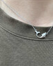 蔓笙999純銀海豚吊墜項鏈2025新款爆款輕奢小眾設計鎖骨鏈頸鏈女 999足銀海豚項鏈【精美禮盒】 曬單實(shí)拍圖