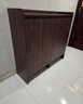 凡睿實(shí)木鞋柜門(mén)口入戶(hù)柜收納柜一體靠墻大容量多層家用靠墻收納柜 【胡桃色】160*35*110cm 曬單實(shí)拍圖