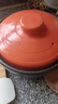炊大皇 大容量砂鍋燉鍋家用耐高溫陶土沙鍋明火燃氣陶土煲煮粥煲石鍋 【贈1.1L】橙蓋砂鍋 3.3L 曬單實(shí)拍圖